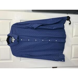 Old Navy Mens The Signature Shirt Size XL Slim Fit Blue